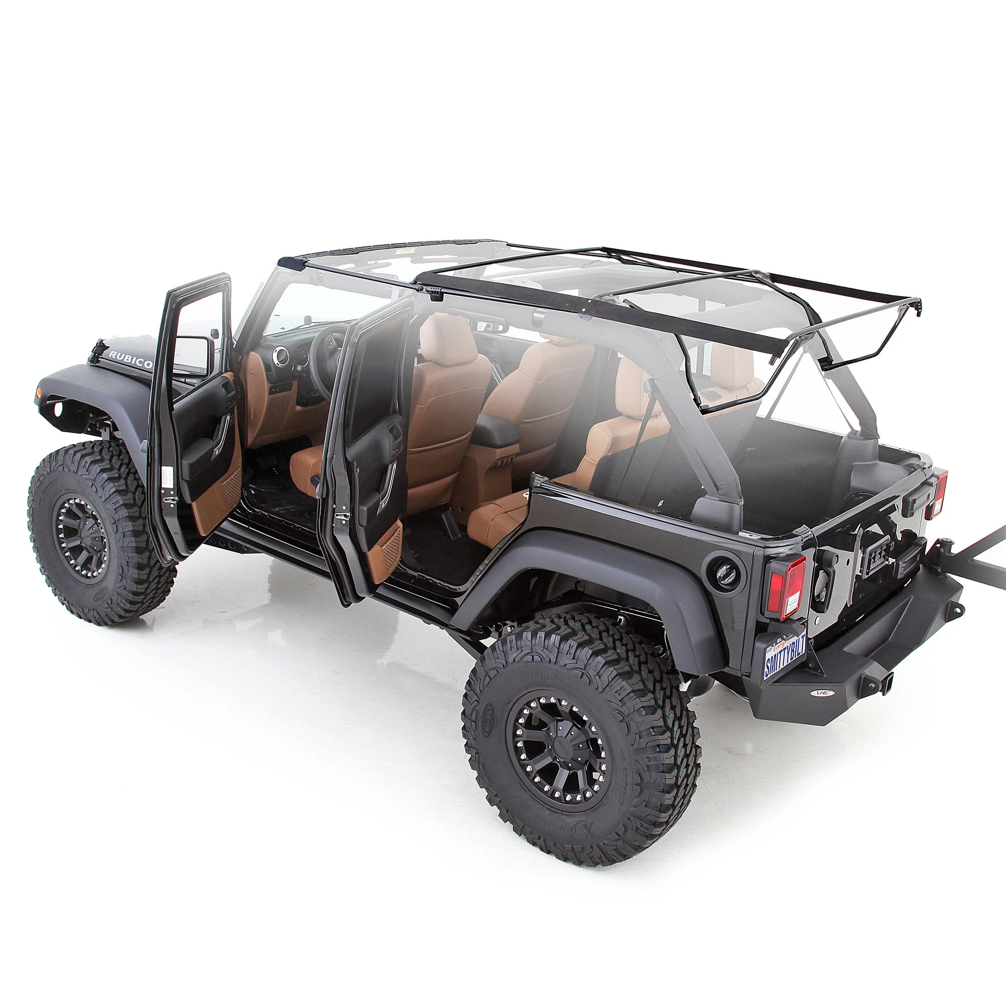 Smittybilt SB91306 OE Style Bow Assembly for 07-18 Jeep Wrangler Unlimited JK 4 Door