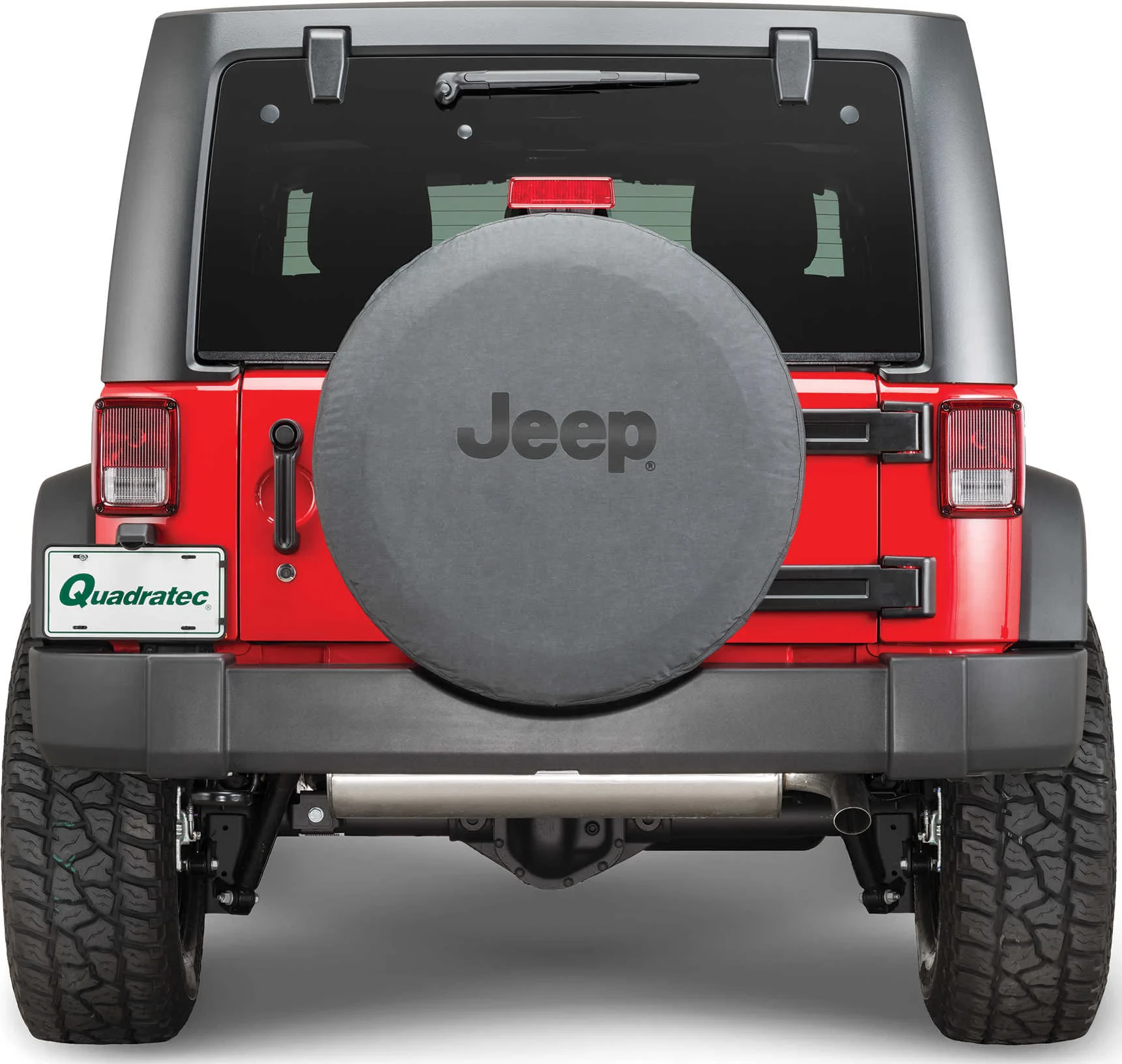 Mopar 82209949AB Black Denim Jeep Logo Tire Cover for P255/75R17 or P255/70R18 Tires