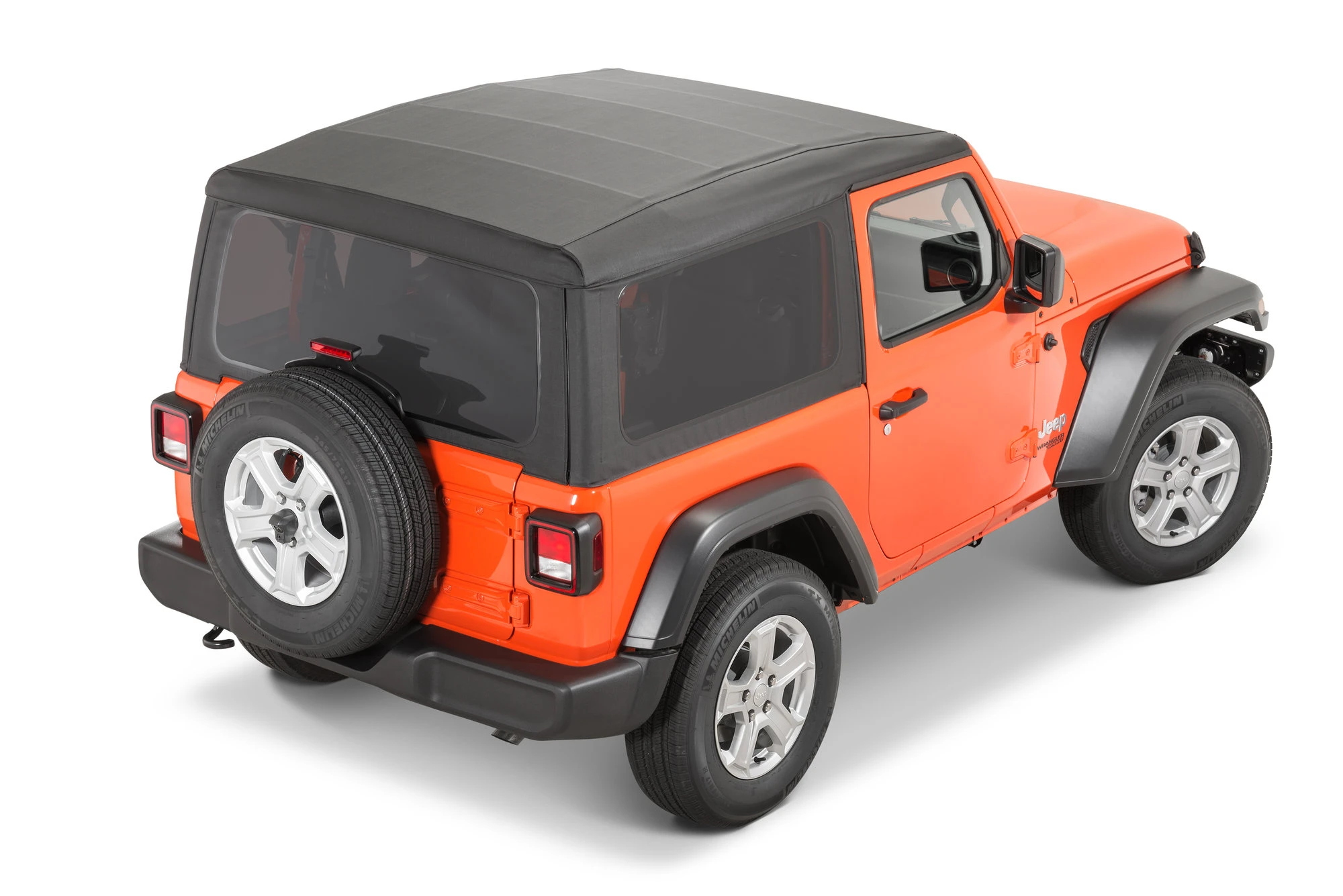 Mopar 82215803 Sailcloth Soft Top Kit with Clear Windows for 18-26 Jeep Wrangler JL 2-Door