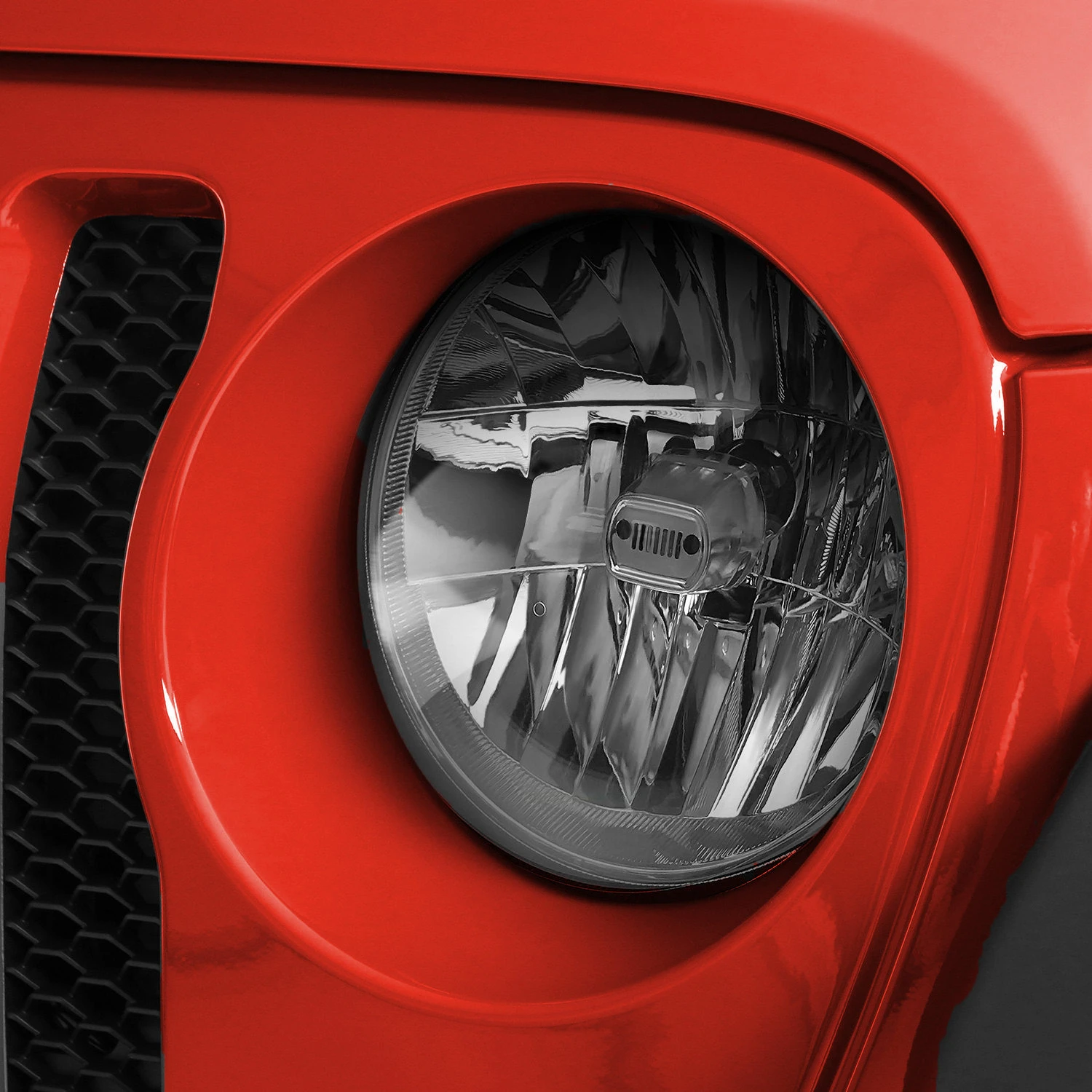 GT Styling GT0644C Headlight Covers 2pc. Clear for 18-26 Jeep Wrangler JL & Gladiator JT