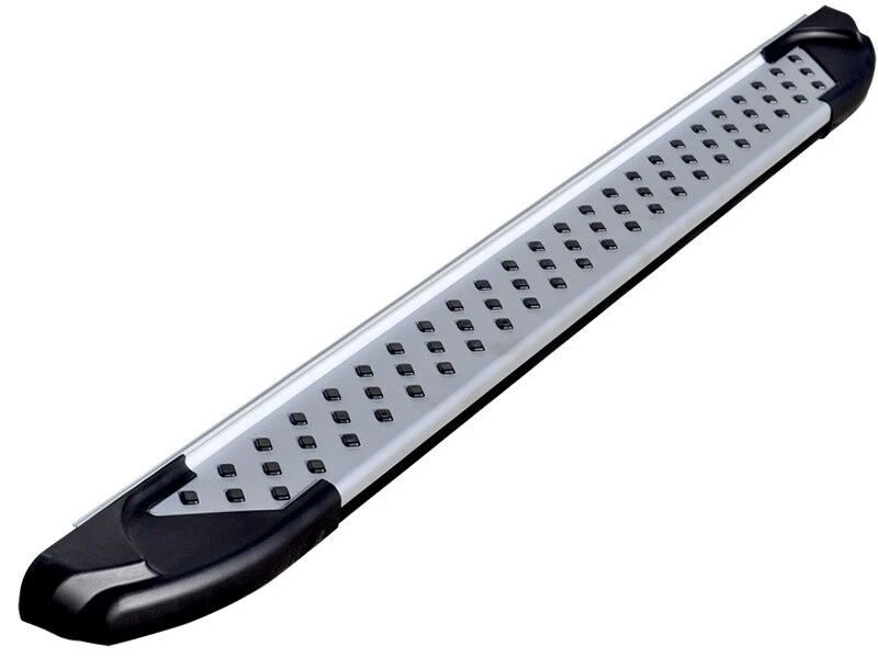 Romik 61311419 RAL Running Boards in Black Anodized Finish for 07-16 Jeep Compass MK