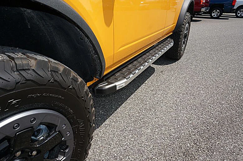 Romik 52393418 Running Boards REC-P Side Steps for 21-23 Ford Bronco Sport 4-Door