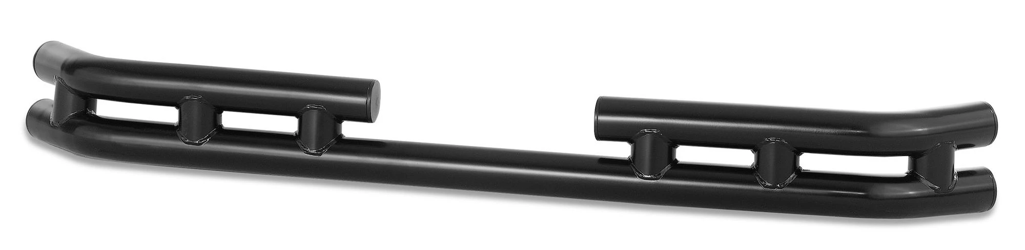 Warrior Products 50510 Double Tube Rear Bumper in Black for 87-95 Jeep Wrangler YJ