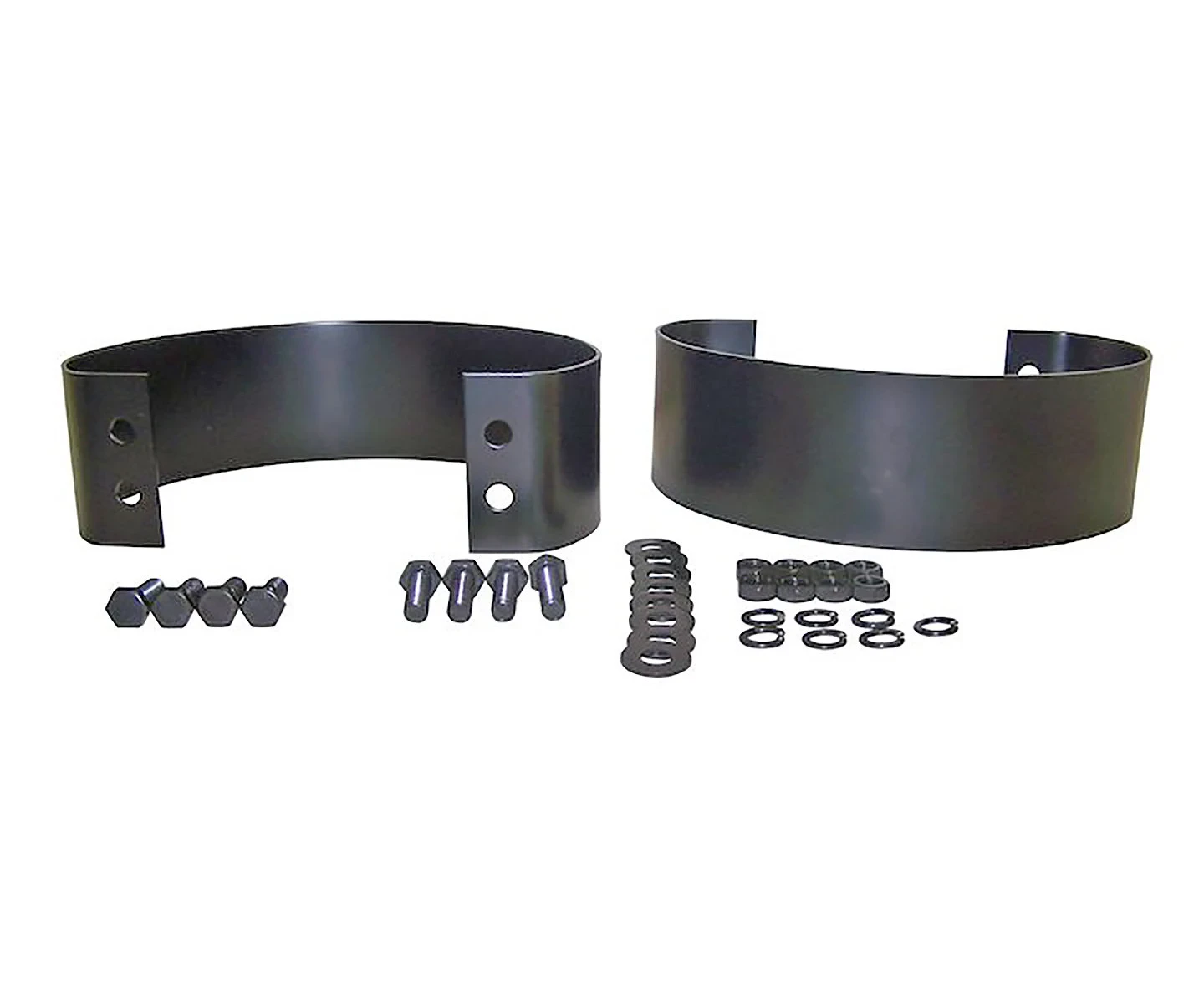 Crown Automotive RT20020 Rear Bumperette Set in Stainless Steel for 76-95 Jeep CJ and Wrangler YJ