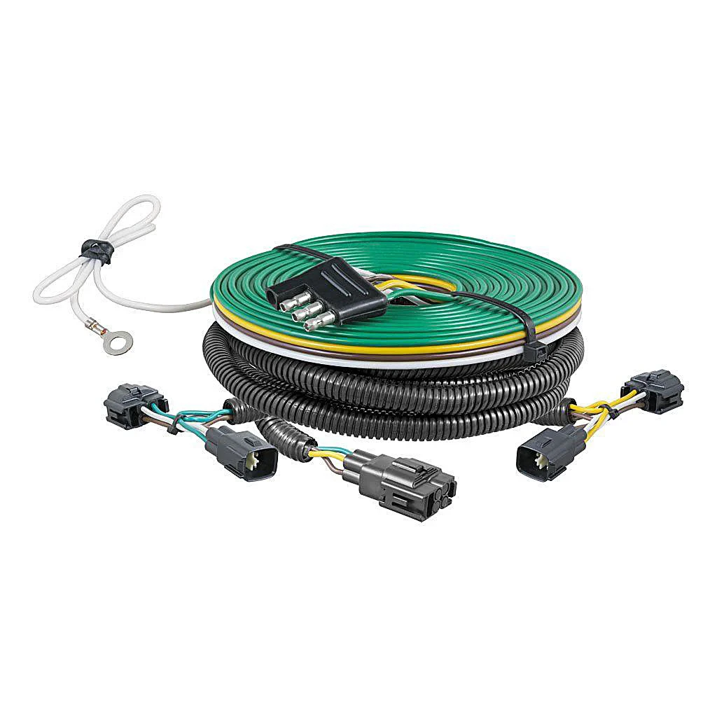 CURT 58903 Motorhome RV to Jeep Wiring Harness for 09-18 Wrangler JK