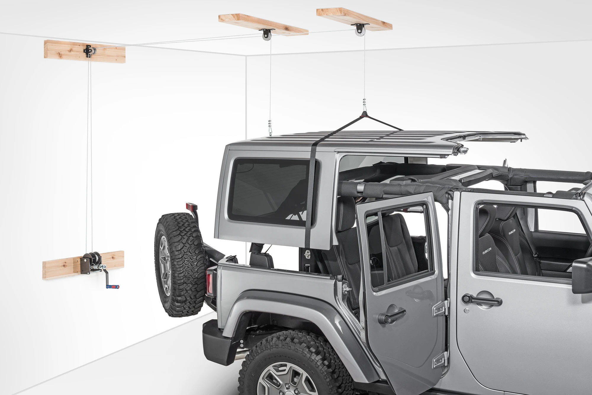 Lange Originals 014-SIMPLE Hoist-A-Top Simple for 76-26 Jeep CJ7 & Wrangler YJ, JK, & JL