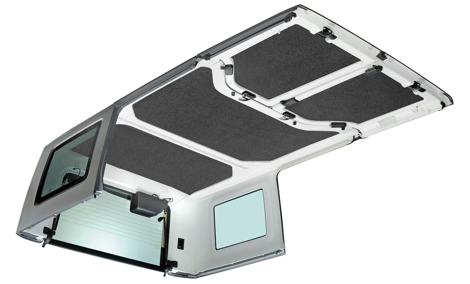 Boom Mat 050139 Hardtop Sound Deadening Headliner in Gray for 11-18 Jeep Wrangler JK Unlimited 4-Door
