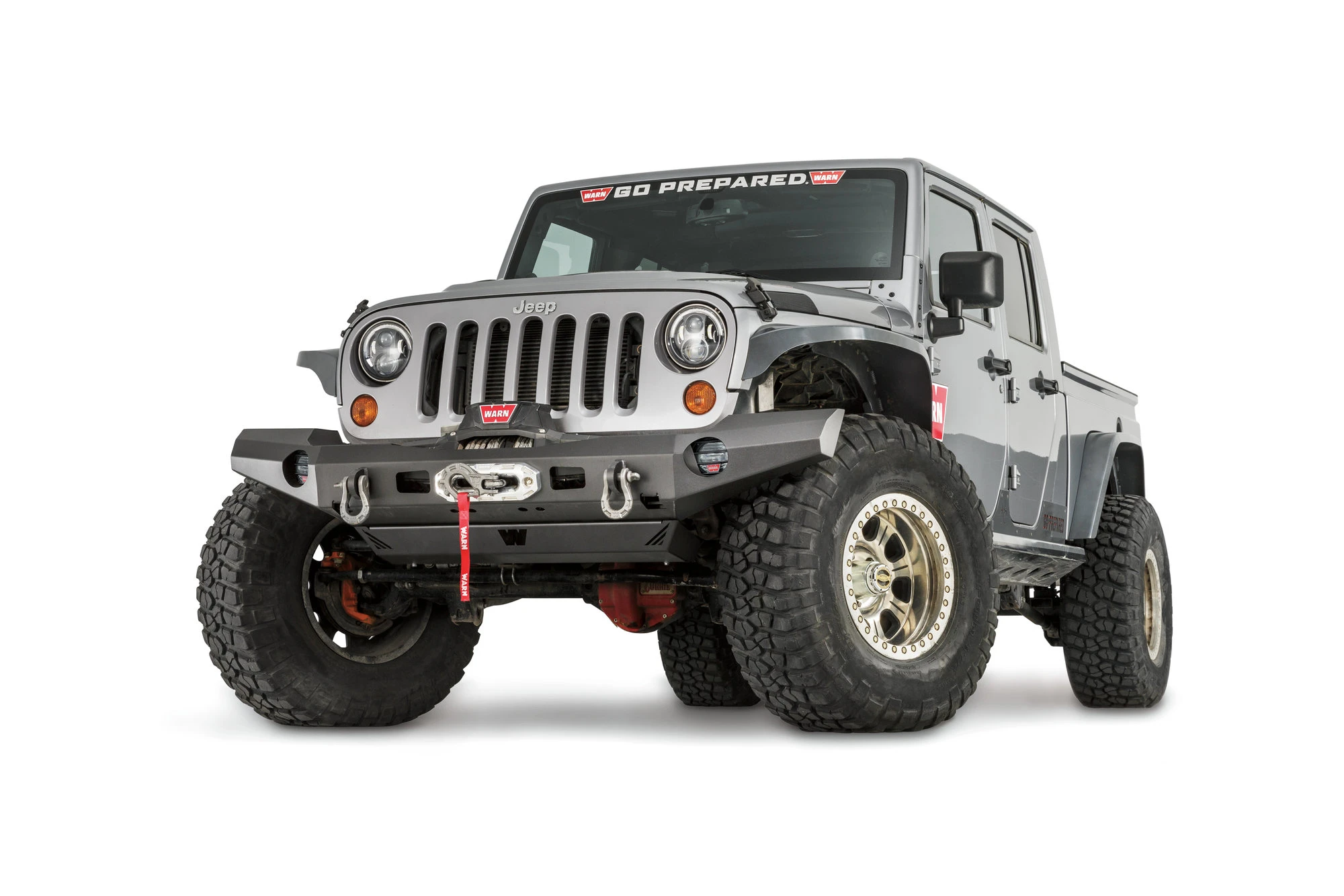 WARN 101420 Elite Series Front Bumper for 07-18 Jeep Wrangler JK