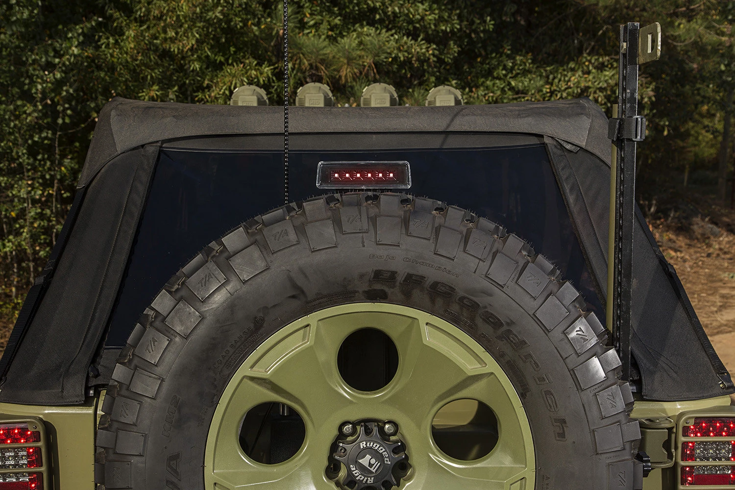 Rugged Ridge 11585.05 High Mount LED 3rd Brake Light for 07-18 Jeep Wrangler JK