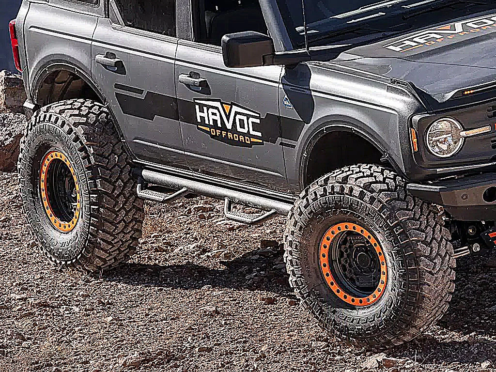 Havoc Offroad HFB-06-003 Havoc Offroad HN2 Nerf Bars for 21-26 Ford Bronco 4-Door
