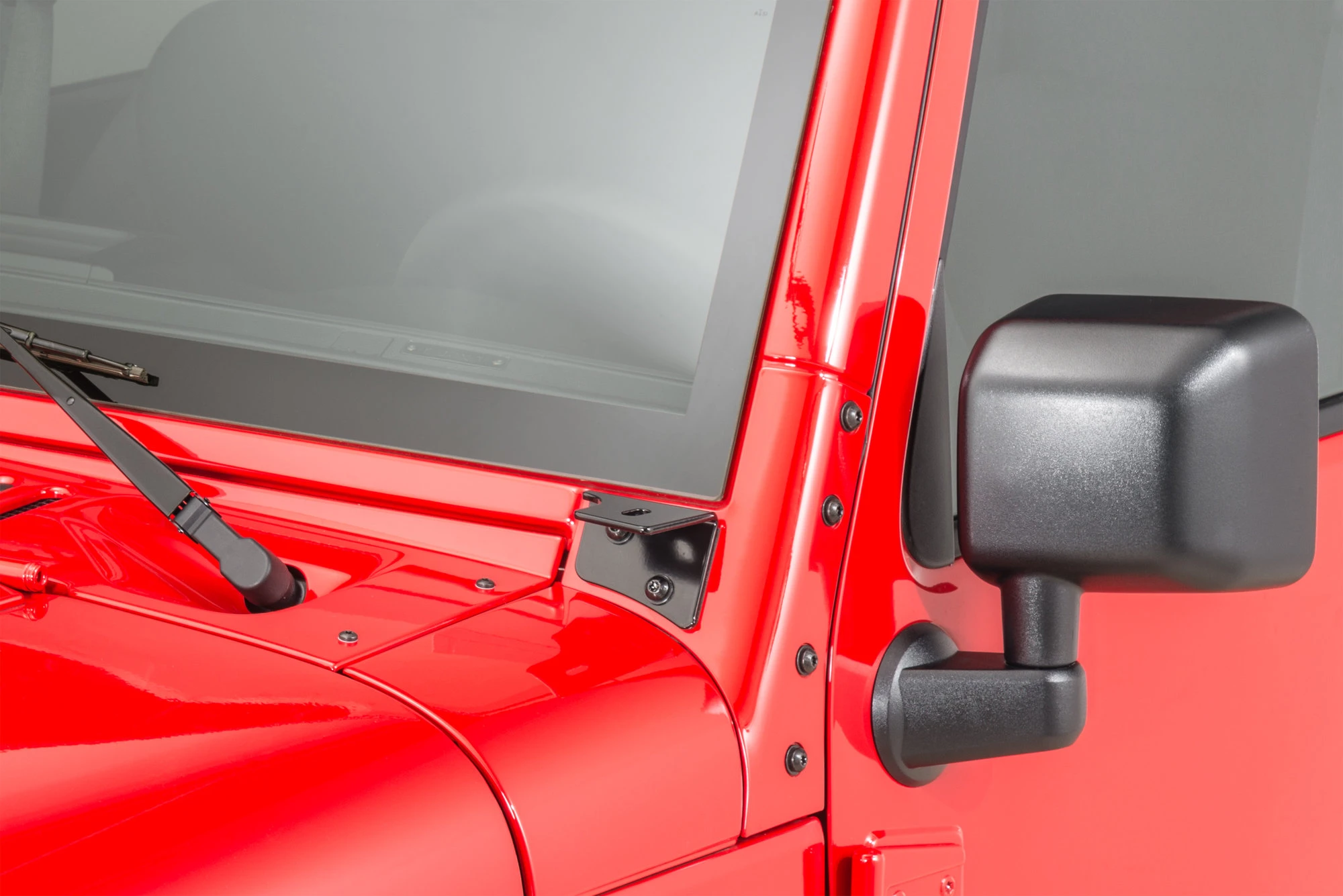 Quadratec 12110 0513 Windshield Light Mounting Bracket for 07-18 Jeep Wrangler JK