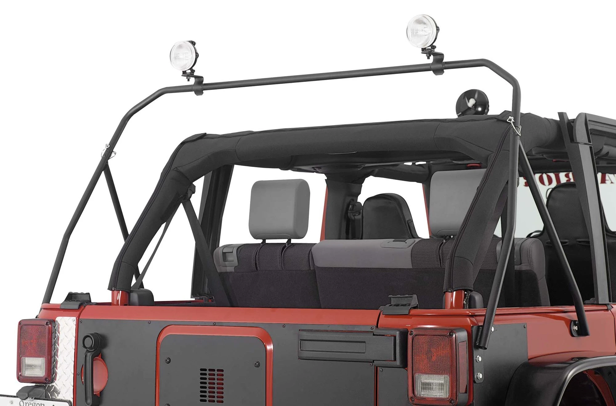 Warrior Products 843 Safari Sport Rear Light Bar for 76-06 Jeep CJ-7, Wrangler YJ, TJ & Unlimited