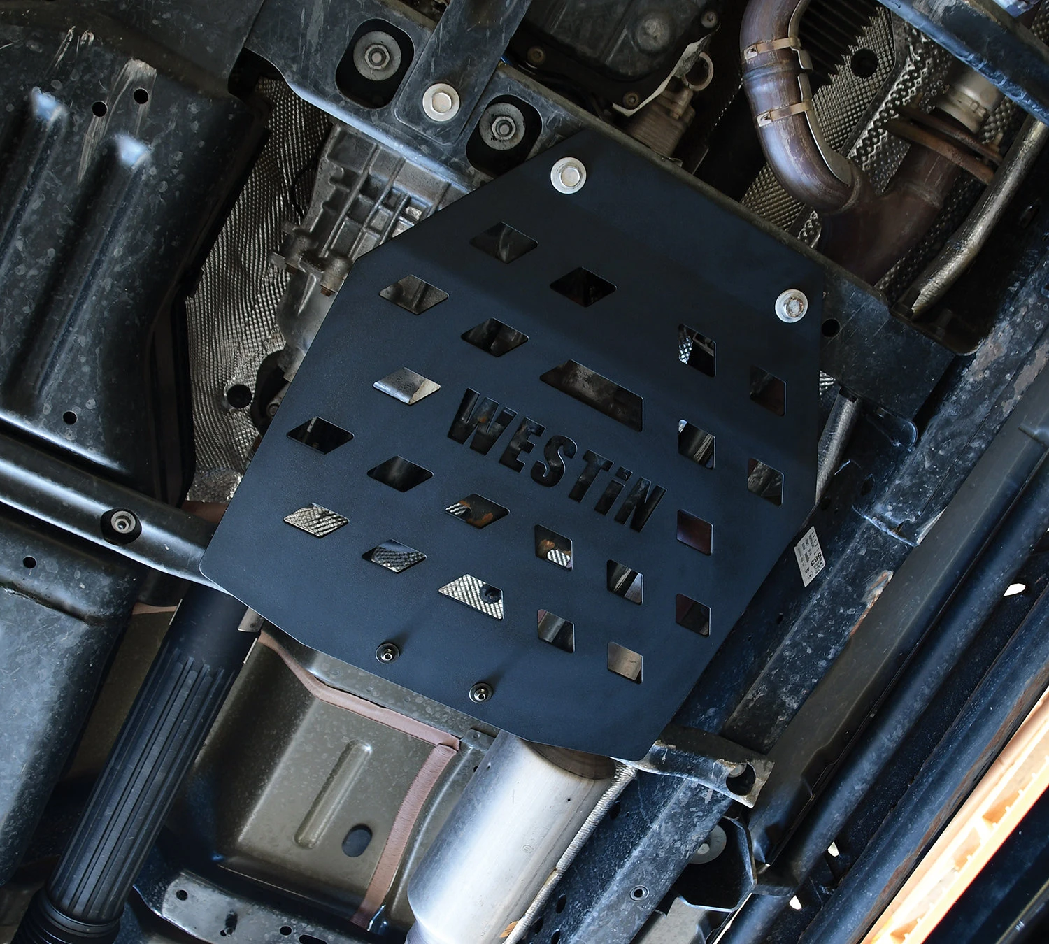 Westin 142-21085 Transfer Case Skid Plate for 18-26 Jeep Wrangler JL