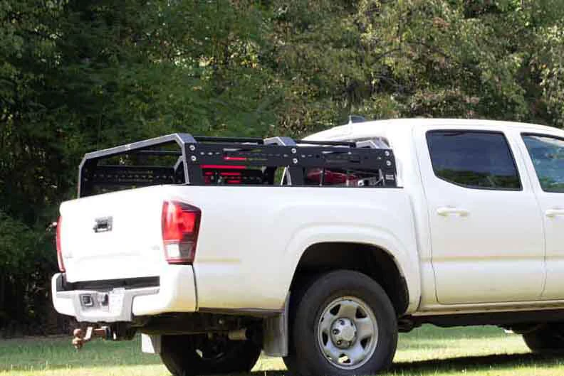 Fishbone Offroad FB21245 Half Height Tackle Rack for 05-23 Toyota Tacoma Long Bed