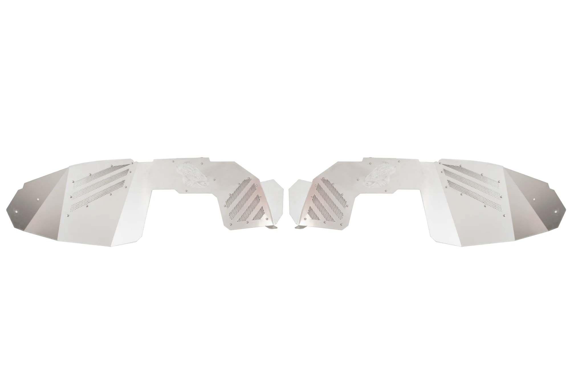 Fishbone Offroad FB33193F Aluminum Inner Fenders Liners Front Black Liners for 18-26 Jeep Wrangler JL