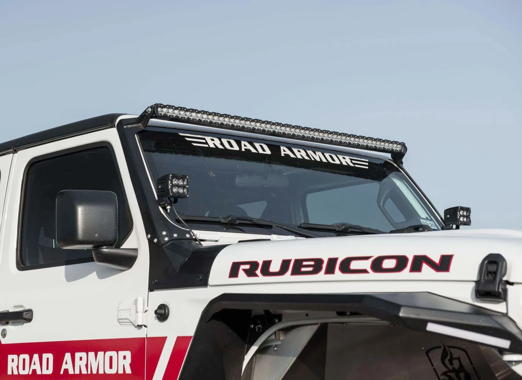 Road Armor 518ALMP0B Stealth A-Pillar Light Bar Mount 52.25" Without Lower Light Mounts for 18-26 Jeep Wrangler JL & Gladiator JT