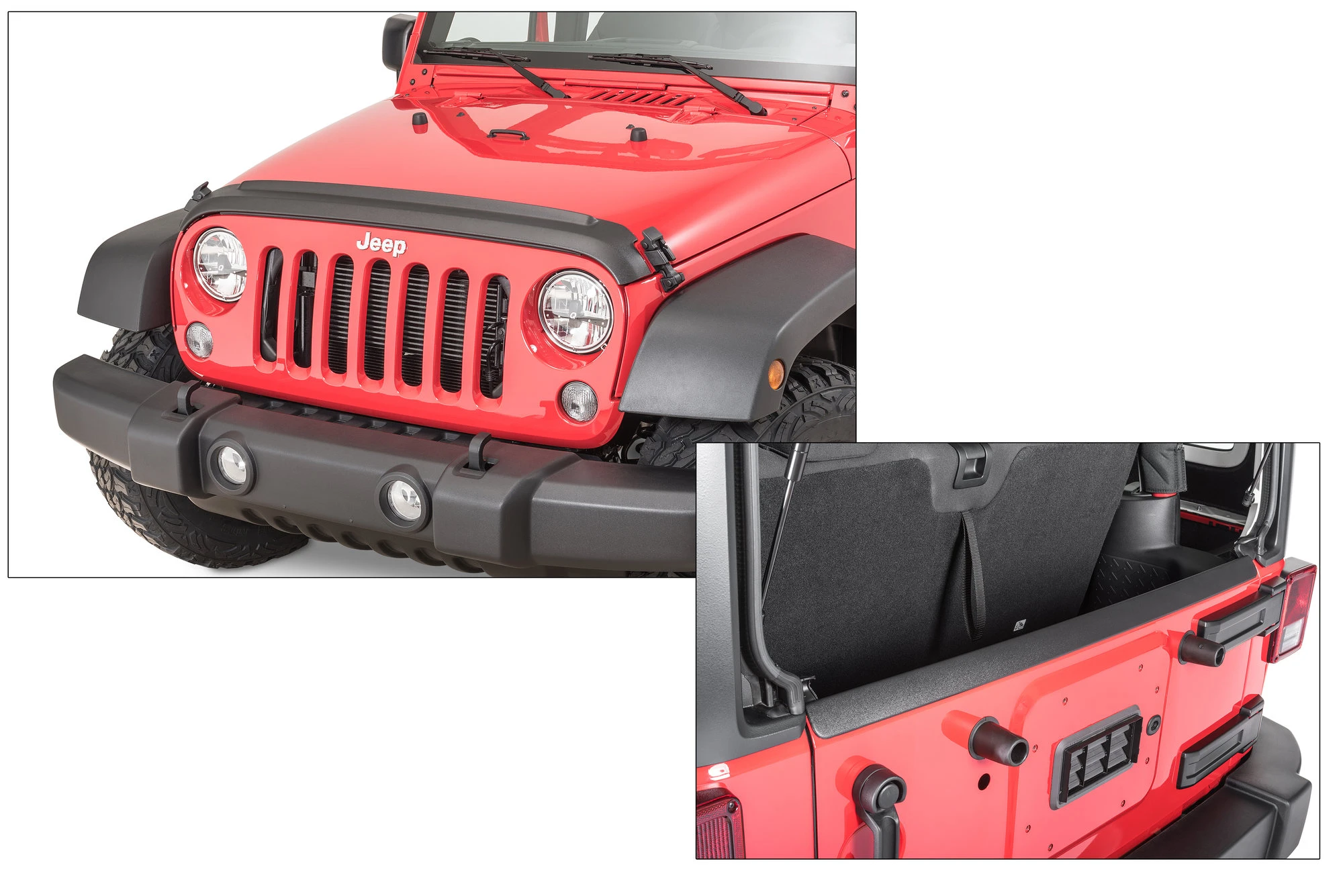 Bushwacker 14013 TrailArmor Bug Guard & Tailgate Protector for 07-18 Jeep Wrangler JK