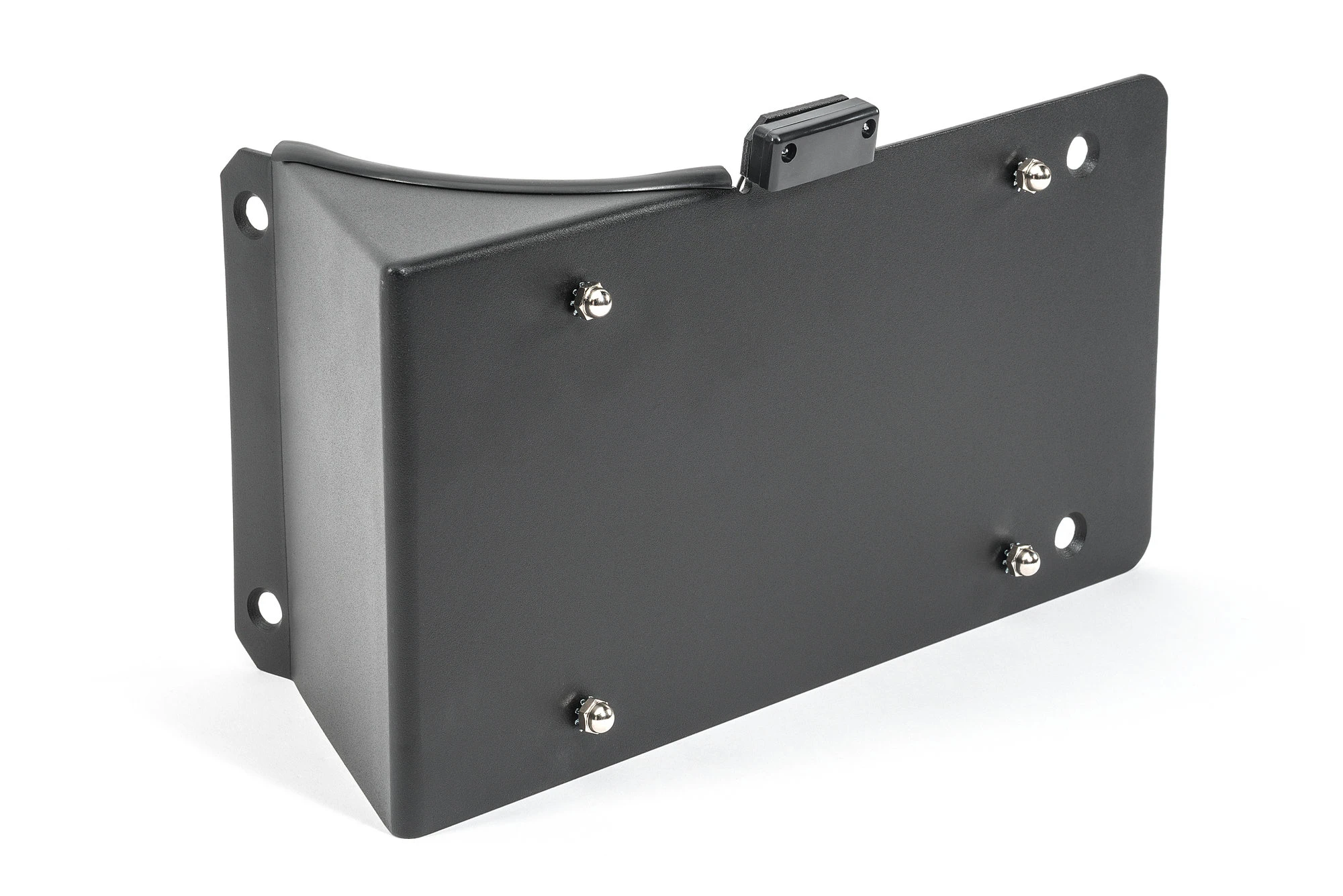 Warrior Products 1564 Side Mount License Plate Bracket with LED for 07-18 Jeep Wrangler JK with LED Rear Corners