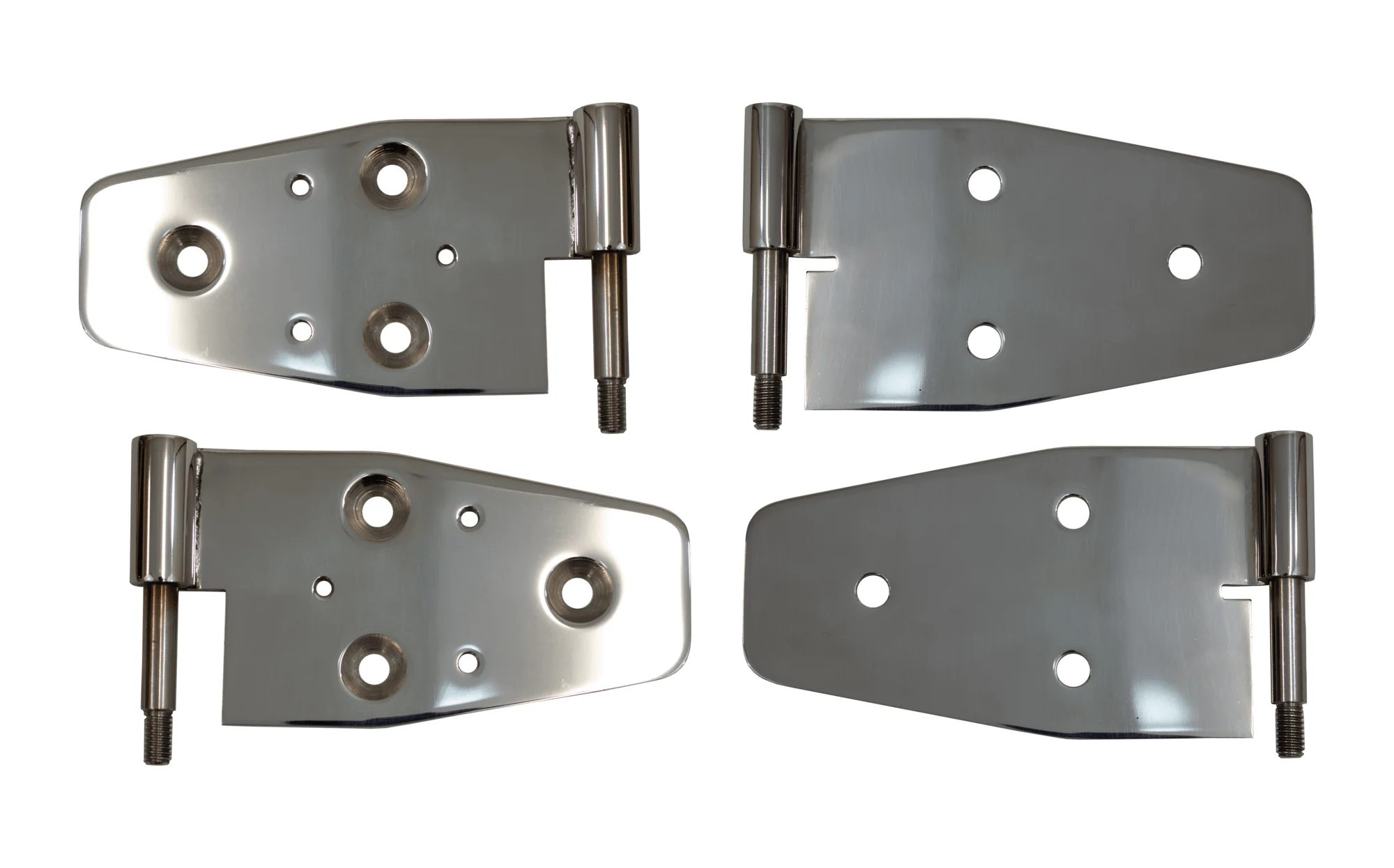 Kentrol 50719 Door Hinge Set in Black Powder Coated for 03-06 Jeep Wrangler TJ