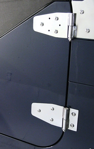 Rugged Ridge 11113.03 Stainless Door Hinge Kit for 94-95 Jeep Wrangler YJ with Full Steel Doors