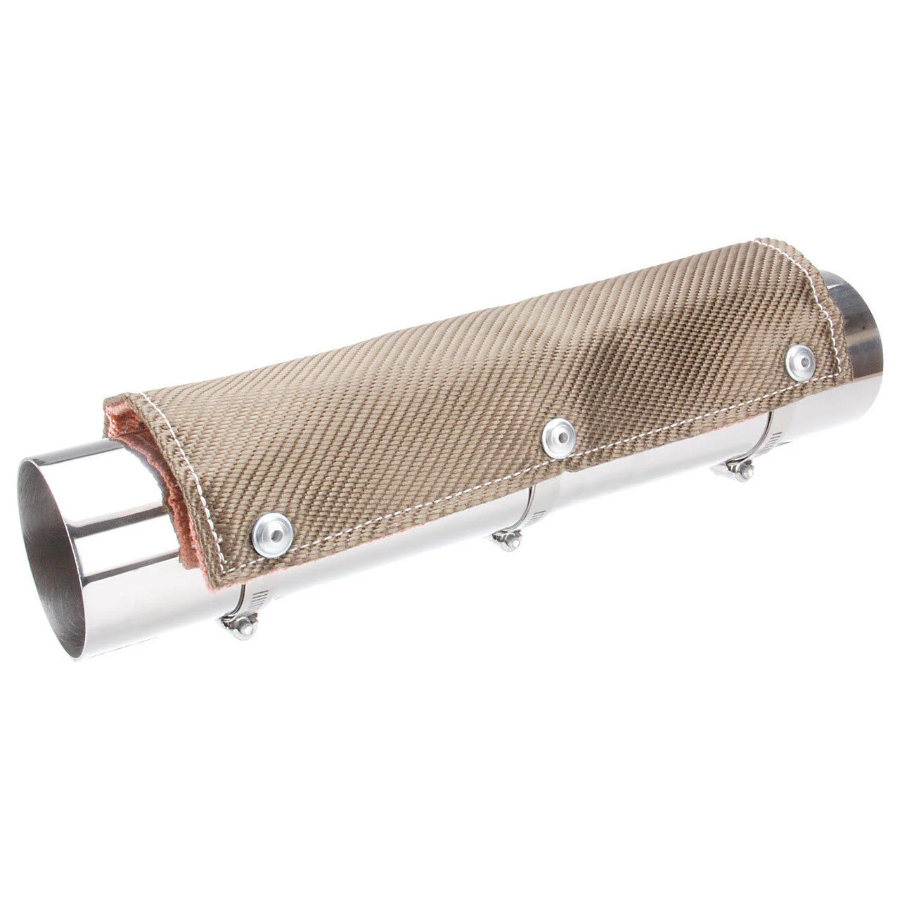 Design Engineering 10453 Titanium Pipe Shield - 4" X 8"