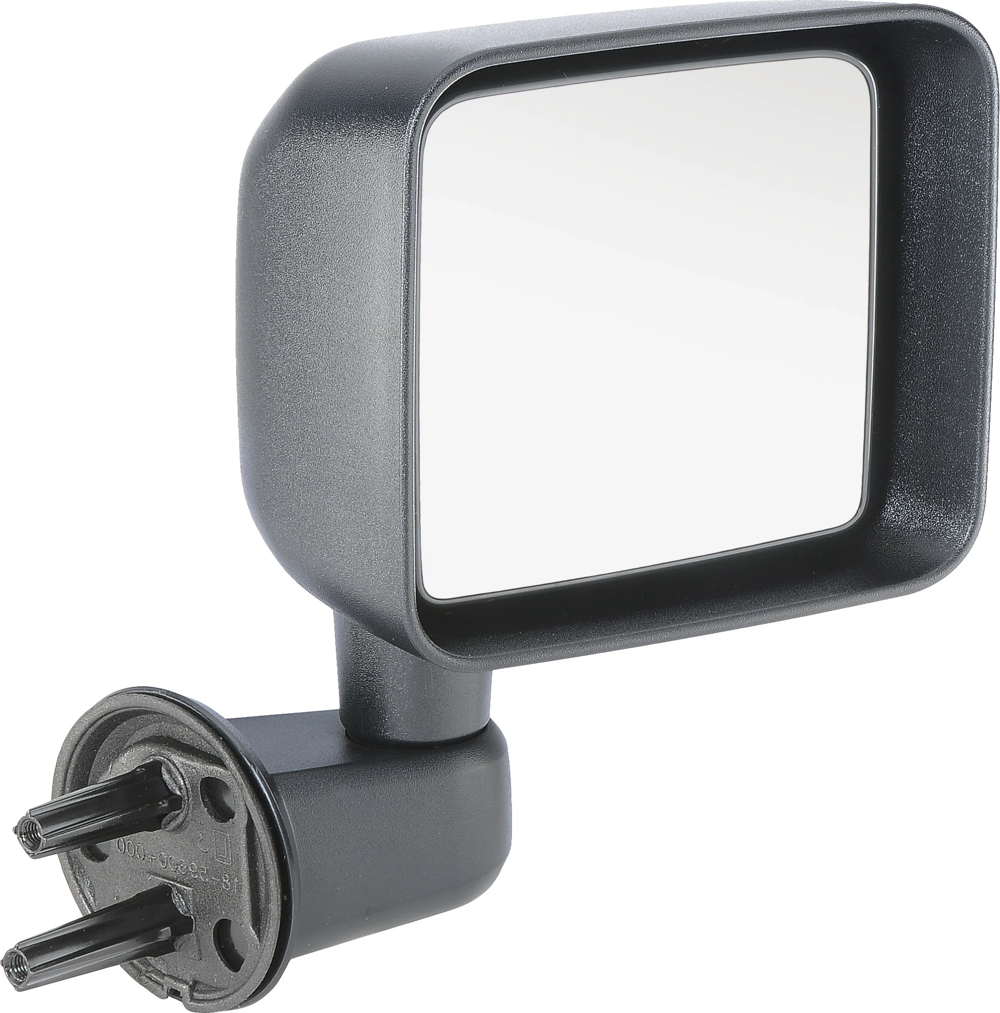 Mopar 55077969AF Right Hand Drive Manual Mirror for Passenger Side on 11-18 RHD Jeep Wrangler JK