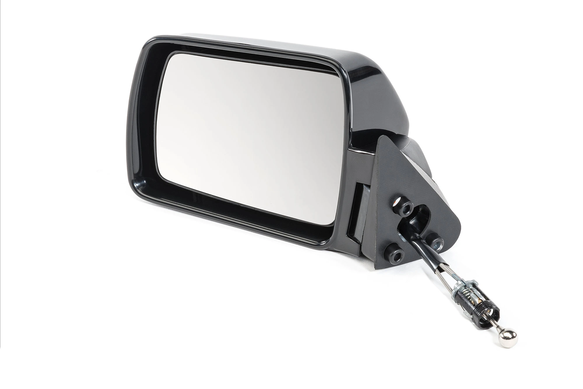 Quadratec 13111 0741 Manual Replacement Mirror in Chrome for Driver Side on 84-96 Jeep Cherokee XJ