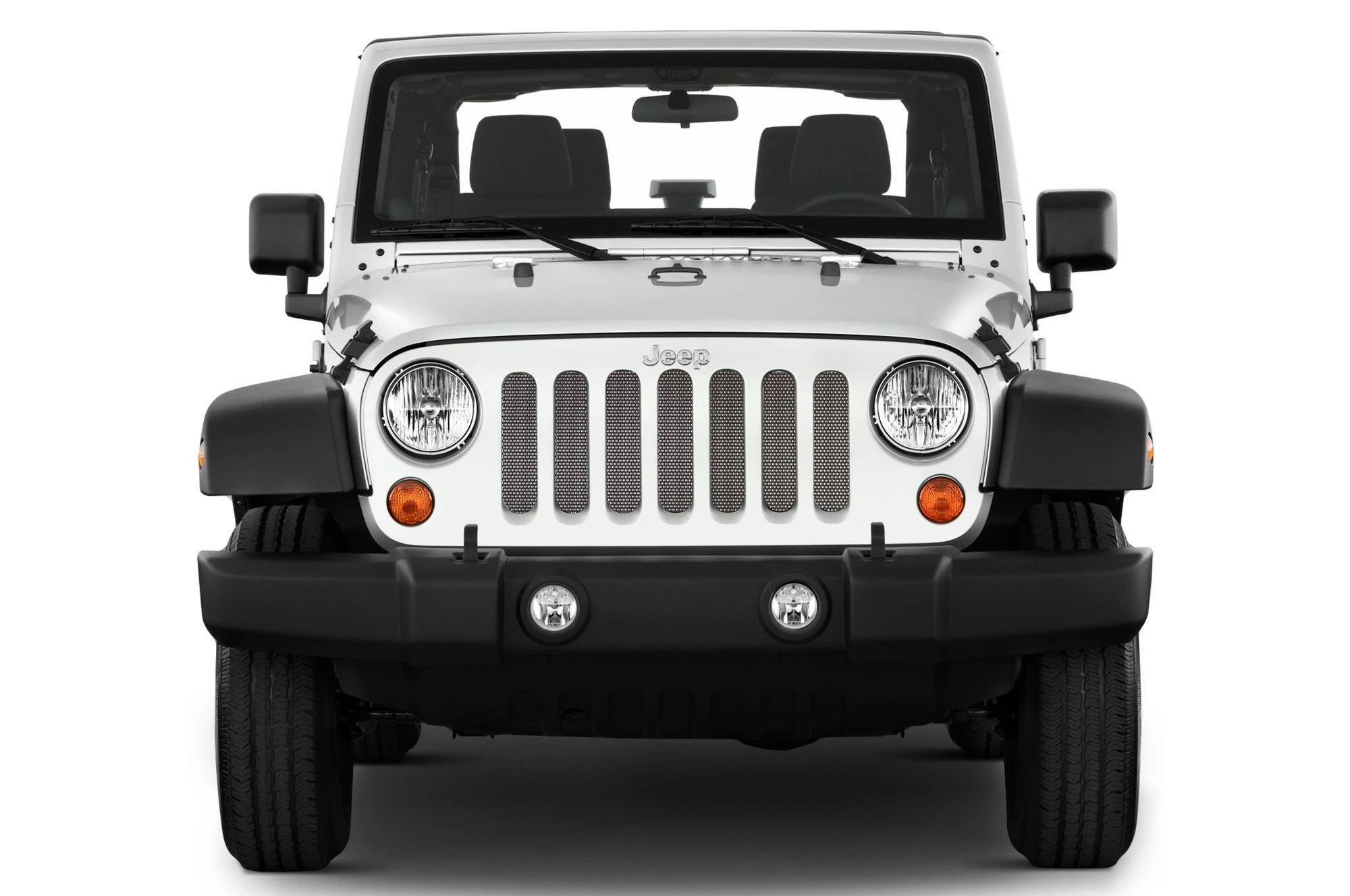 Under The Sun Inserts SLDANVIL-JK Solid Color Grille Insert Anvil for 07-18 Jeep Wrangler JK