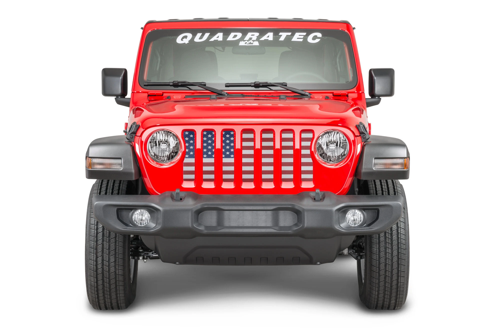 Under The Sun Inserts INSRT-WHTBLUTRL-JL/JT American Flag Series Grille Insert White & Blue Thin Red Line for 18-23 Jeep Wrangler JL & Gladiator JT