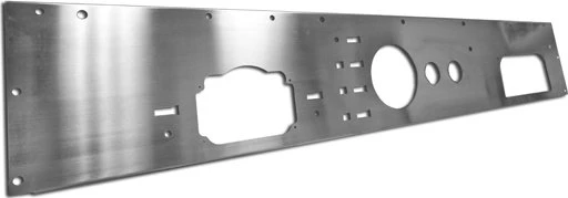 OMIX 11144.11 Replacement Stainless Steel Dash Panel with Pre-Cut Gauge Holes for 76-86 Jeep CJ-5, CJ-7 & CJ-8 Scrambler
