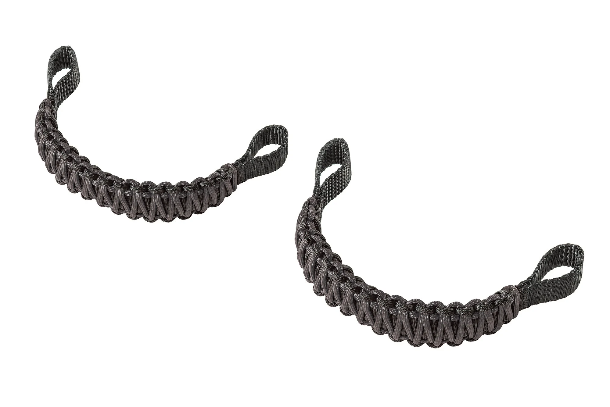 Bartact TAOGHHPBN Paracord Rear Head Rest Grab Handles in Orange for 07-25 Jeep Wrangler JK, JL & Gladiator JT