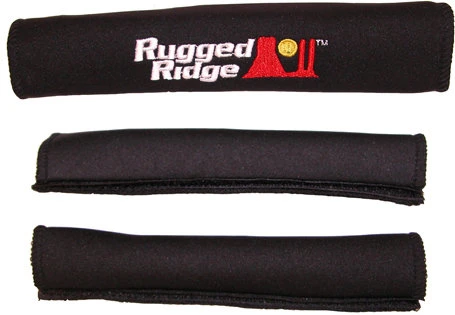 Rugged Ridge 13305.52 Grab Handle Cover Kit in Black for 97-06 Jeep Wrangler TJ & Unlimited