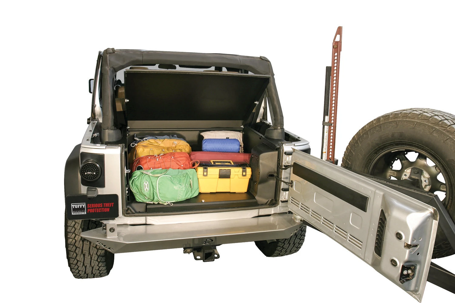 Tuffy 326-01 Security Products Deluxe Security Deck Enclosure for 11-18 Jeep Wrangler JK