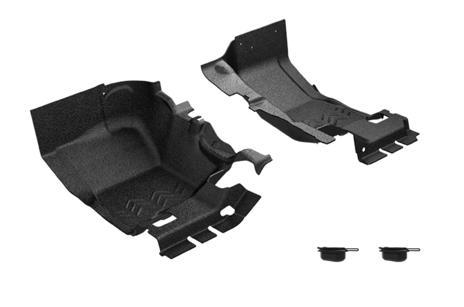 Armorlite B1006714BL Flooring Kits Front & Rear in Mesa Smoke for 07-18 Jeep Wrangler JK Unlimited
