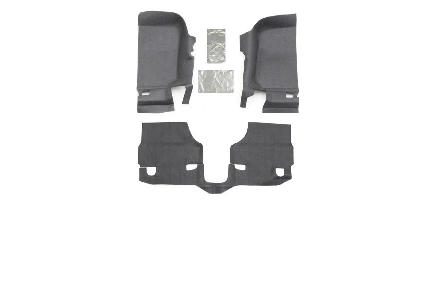 Bedrug BedTred Premium Molded Front Floor Covering for 07-18 Jeep Wrangler JK 2 Door