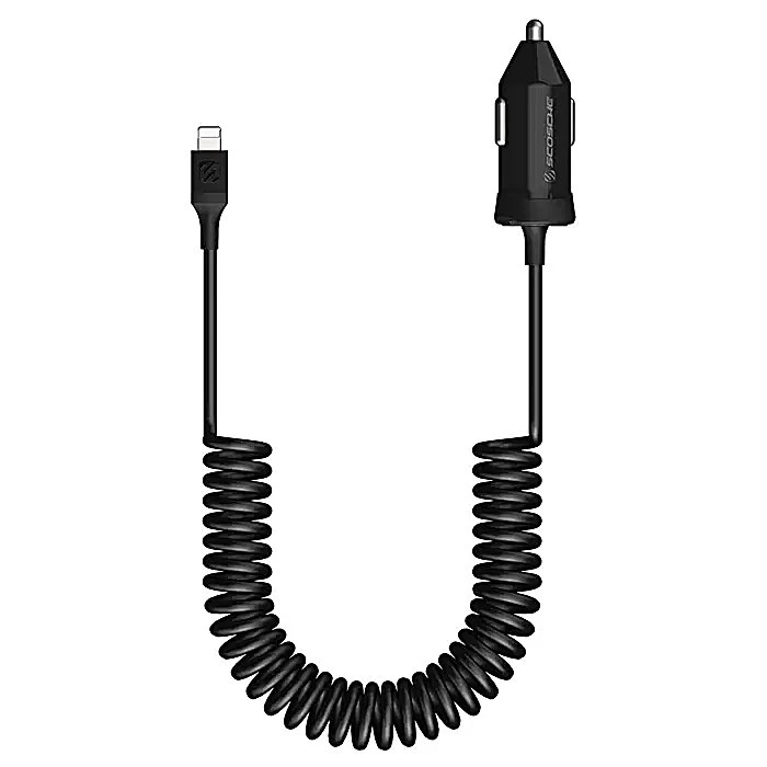 Scosche CPDC203-SP PowerVolt 20W PD Car Charger with USB-C Captive