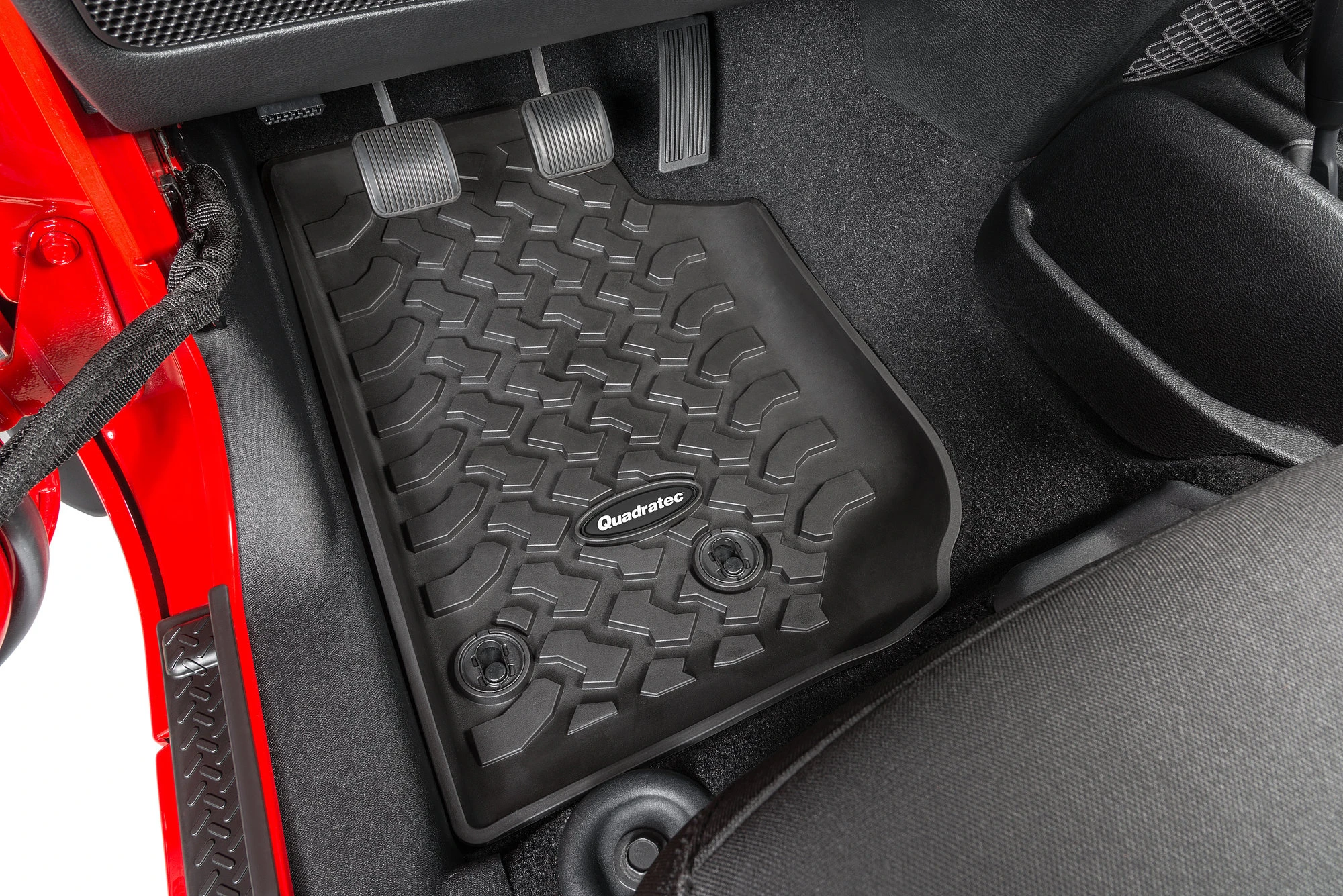 Quadratec 14254 0311 Ultimate All Weather Front Floor Liners for 14-18 Jeep Wrangler JK