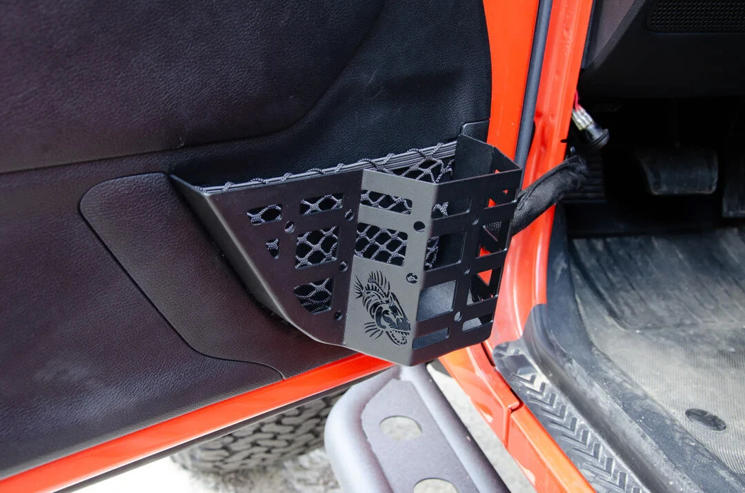 Fishbone Offroad FB25491 Door Pocket MOLLE Panels for 07-18 Jeep Wrangler JK Front 2 & 4-Door