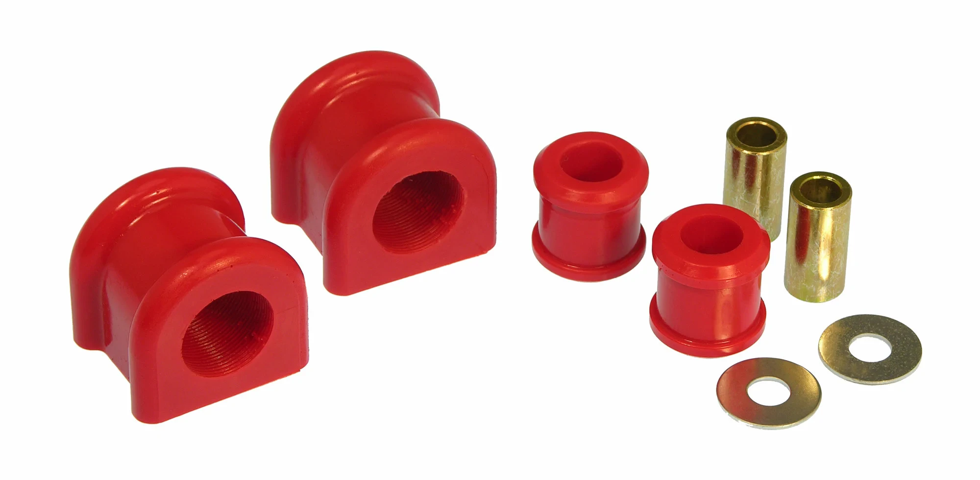 Prothane 1-1127 Front Sway Bar Bushing Kit in Red for 07-18 Jeep Wrangler JK Unlimited