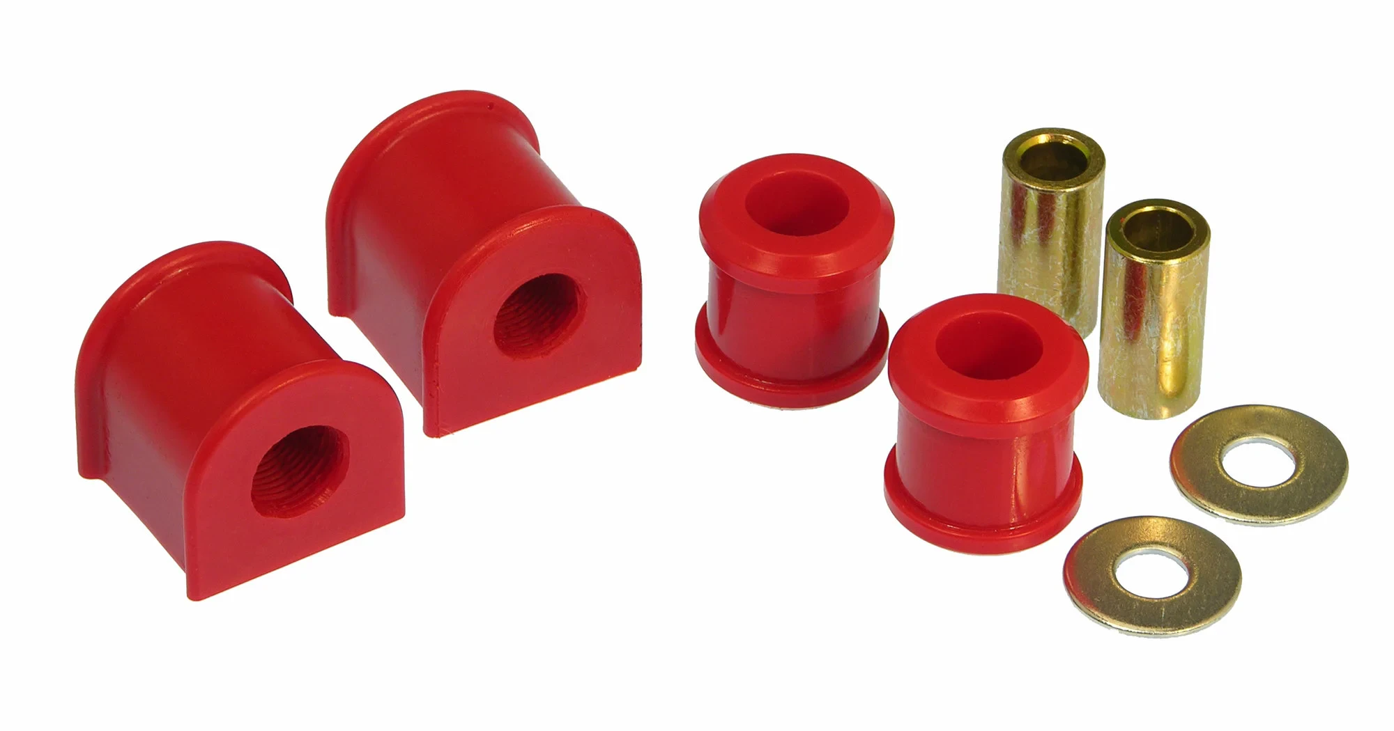 Prothane 1-1128 Rear Sway Bar Bushing Kit in Red for 07-18 Jeep Wrangler JK Unlimited