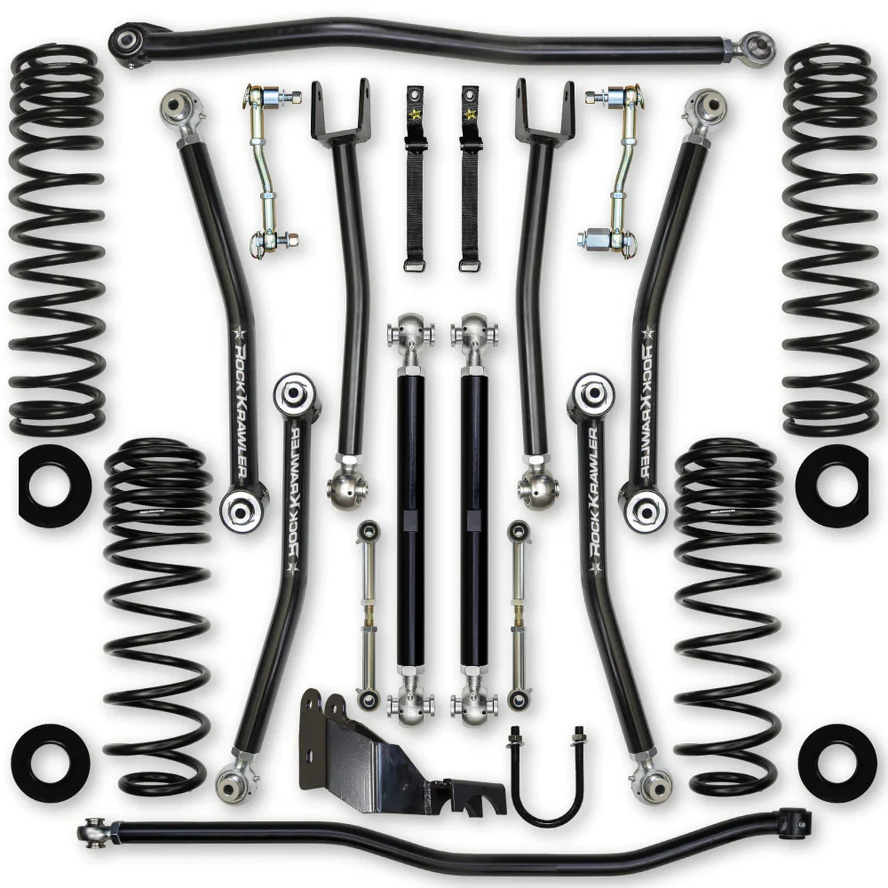 Rock Krawler JL35XF-2 3.5" X Factor Suspension System without Shocks for 18-26 Jeep Wrangler JL 2-Door
