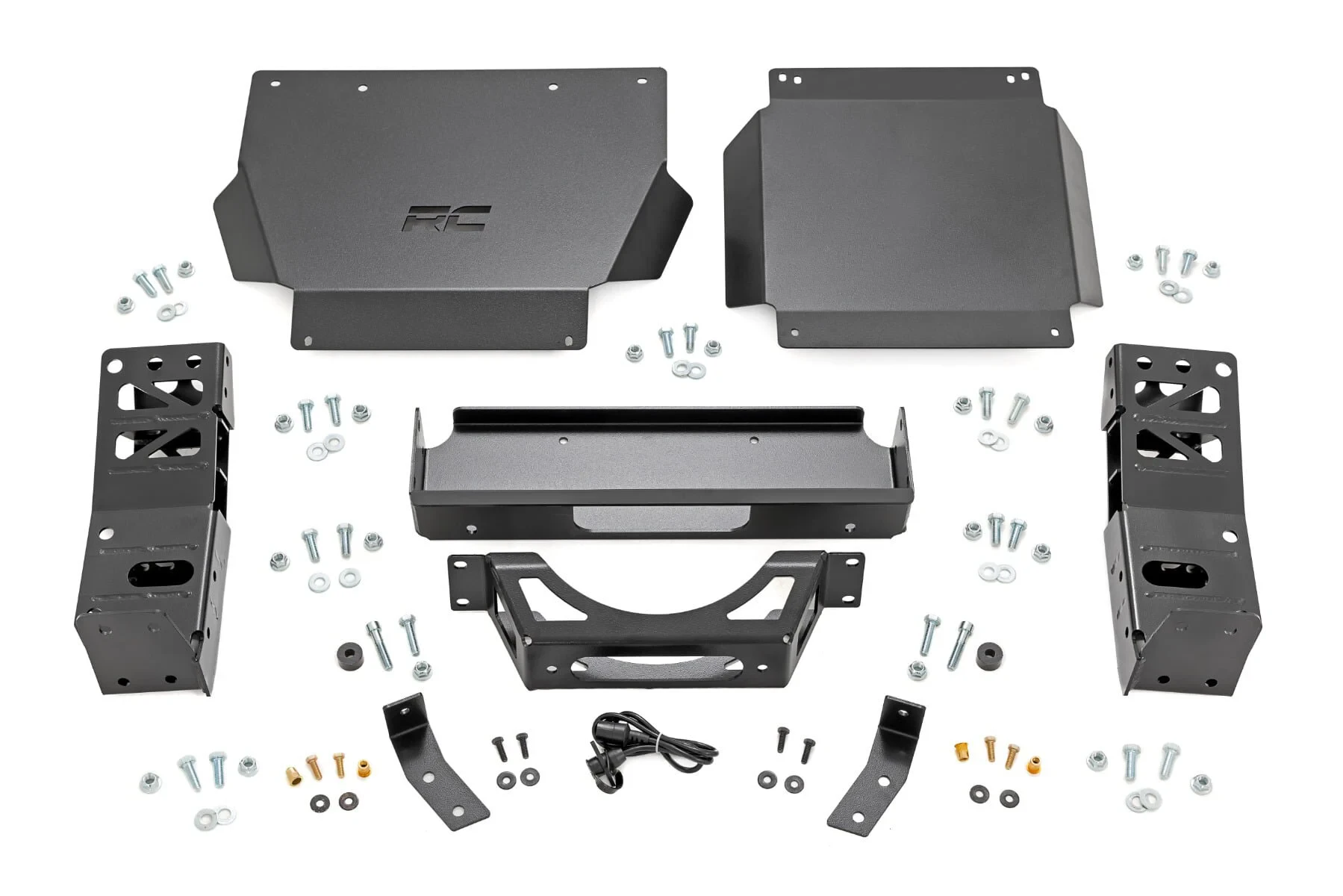 Rough Country 72013 Hidden Winch Mount for 24-26 Toyota Tacoma with PRO12000S Winch