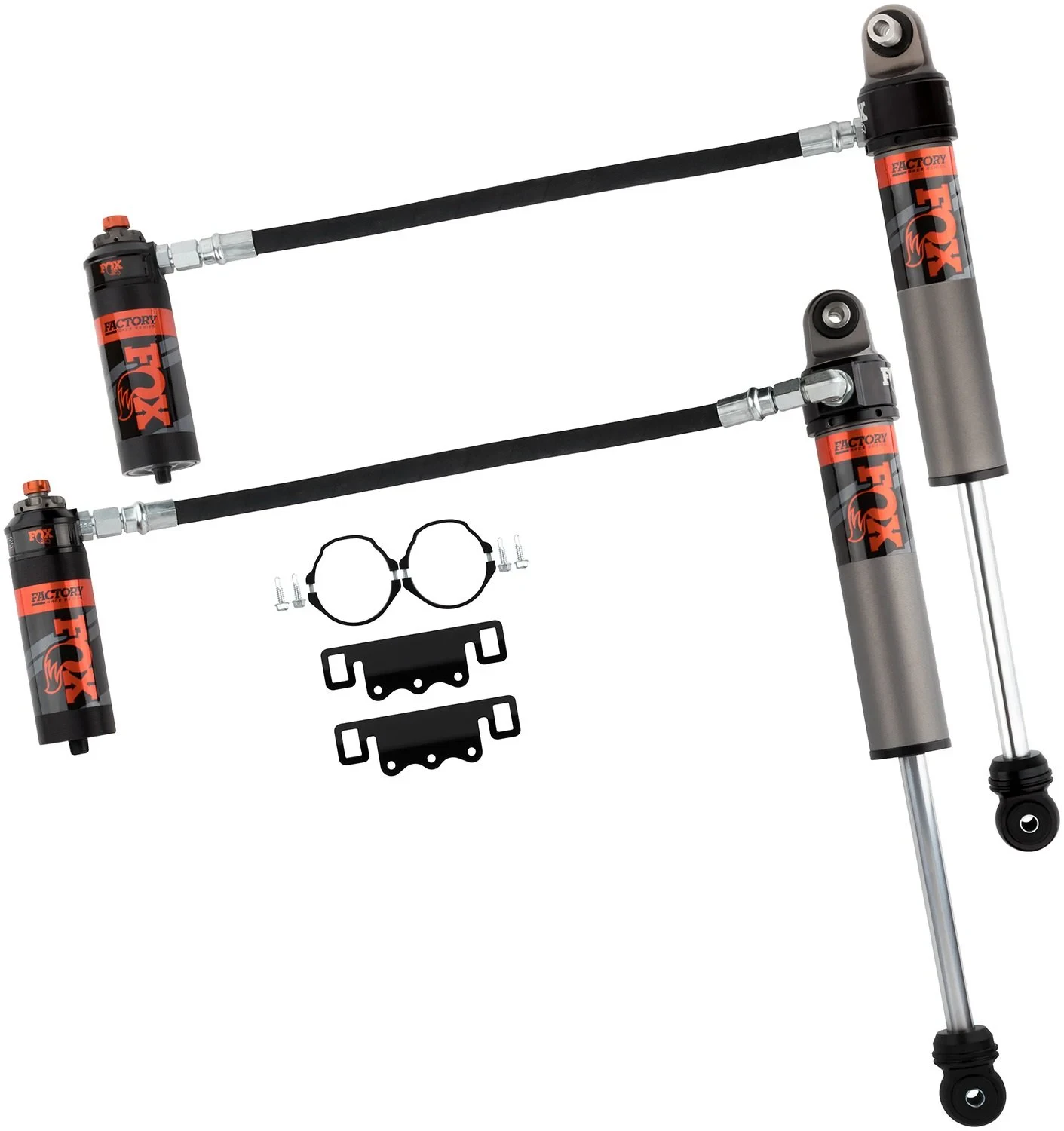 Fox Racing Shox 883-26-050 Performance Elite Series 2.5 Reservoir Front Adjustable Shocks for 18-26 Jeep Wrangler JL & Gladiator JT with 2-3in Lift