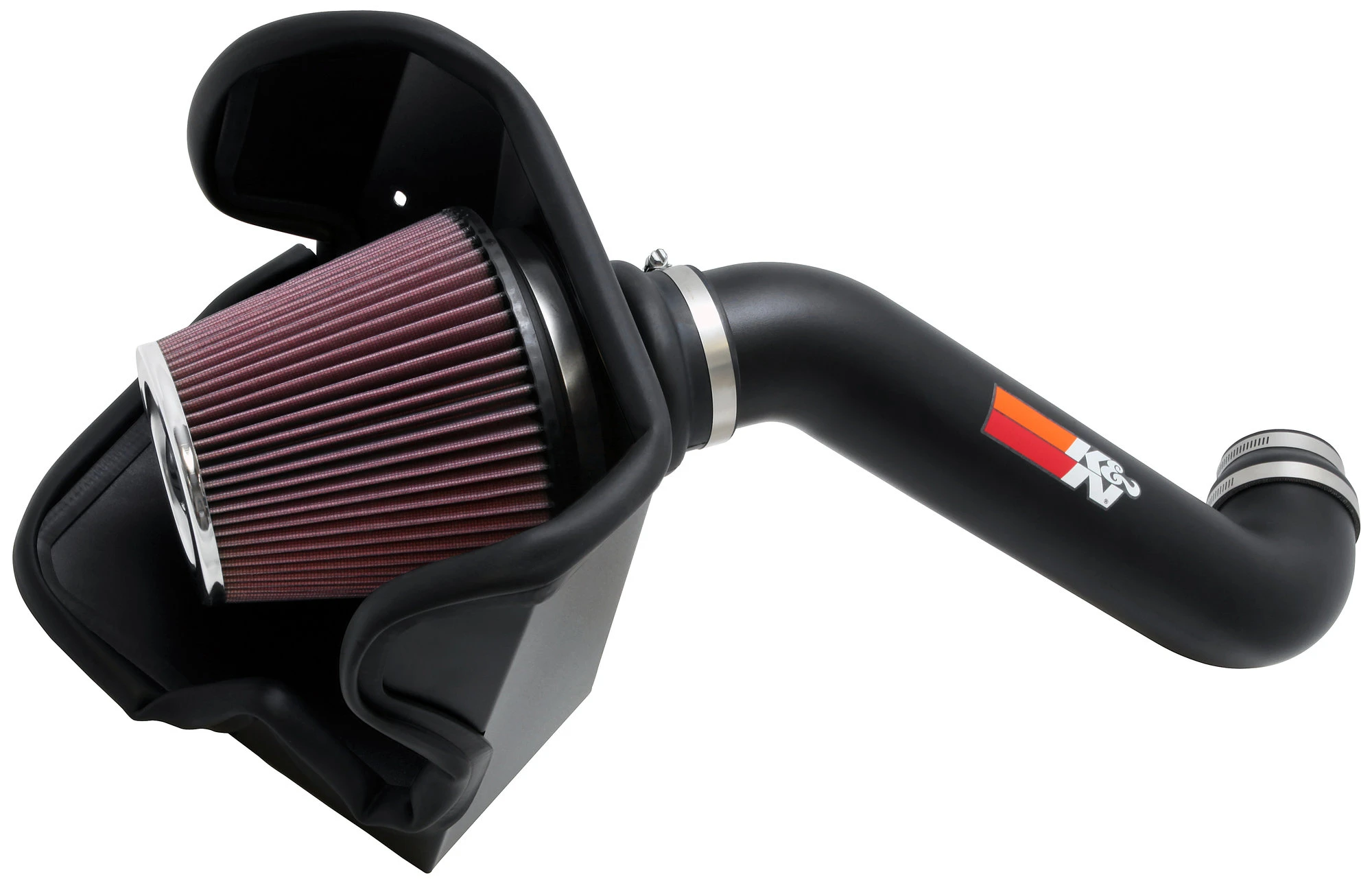 K&N 77-1562KTK Metal Air Intake for 10-12 Jeep Liberty KK with 3.7L Engine