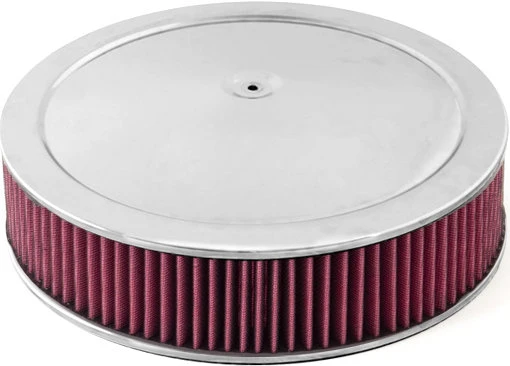 Rugged Ridge 17751.52 14" Round Air Cleaner Assembly for Most 4 Barrel Carbs