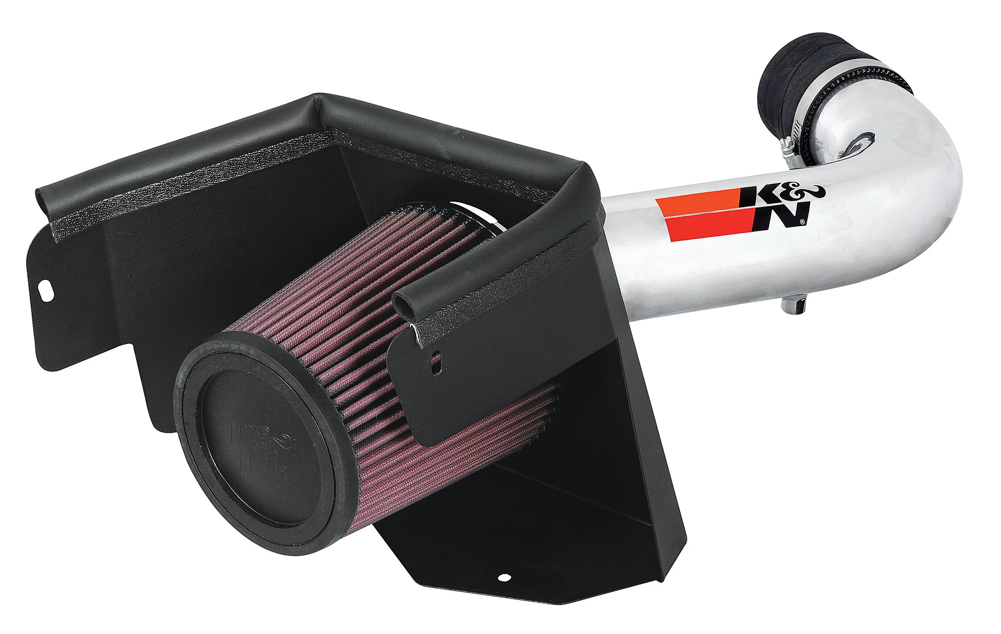 K&N 77-1553KP 77 Series High Flow Air Intake for 07-11 Jeep Wrangler JK with 3.8L
