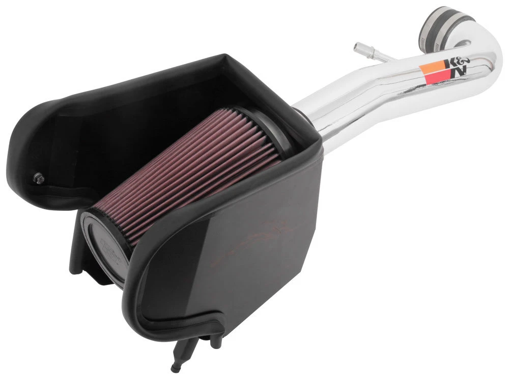 K&N 77-1576KP 77 Series High-Flow Performance Air Intake for 18-26 Jeep Wrangler JL & Gladiator JT with 3.6L Engine