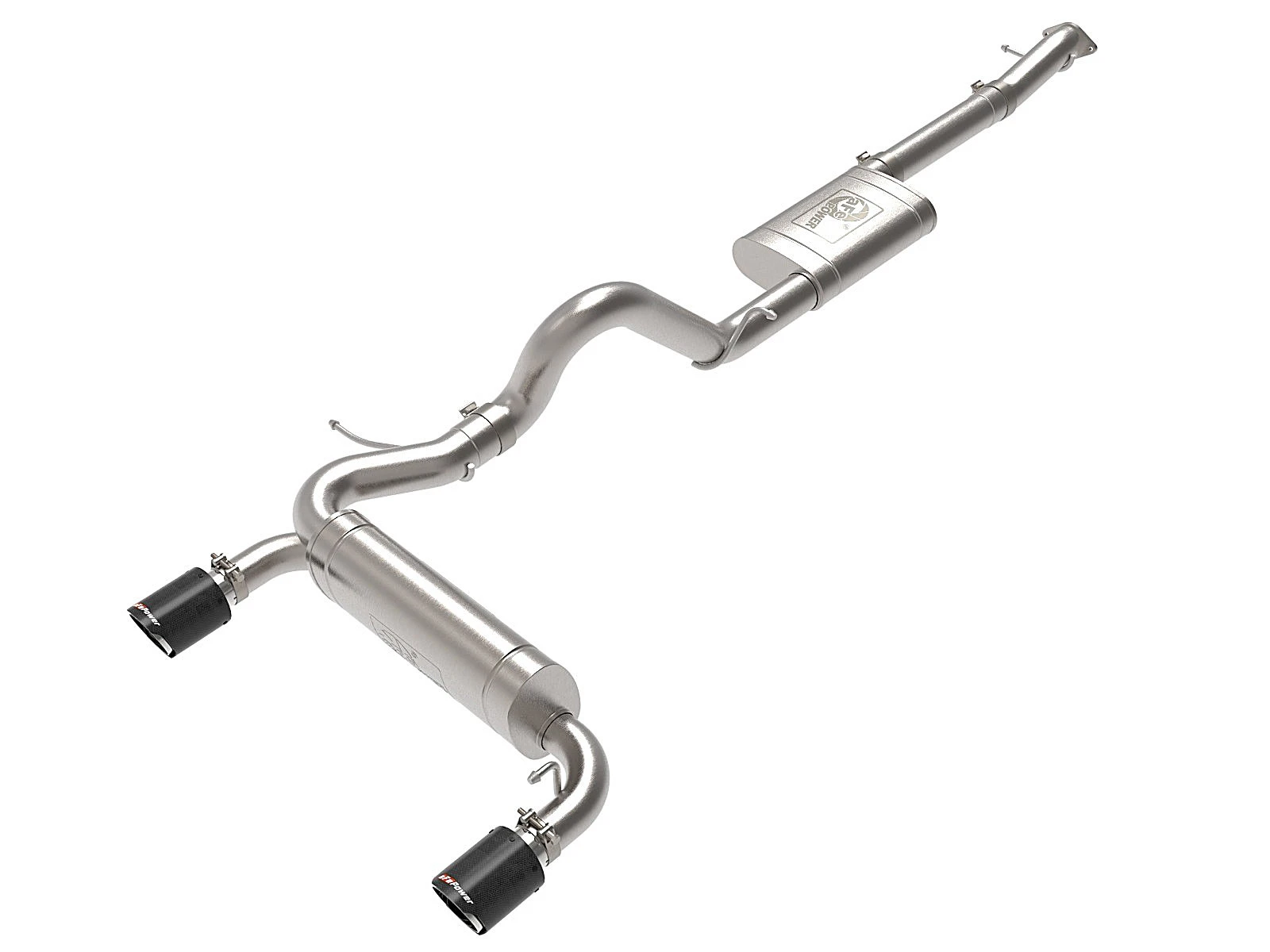 aFe Power 49-33138-P Vulcan Series Cat-Back Exhaust with Polished Exhaust Tips for 21-26 Ford Bronco