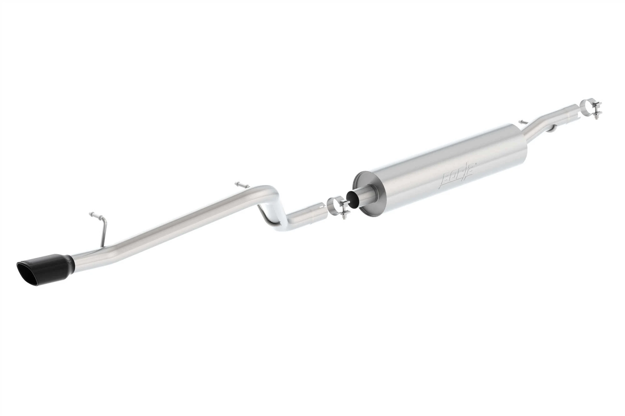 Borla T-304 Stainless Steel Cat-Back "Dirt Sport" Exhaust for 12-18 Jeep Wrangler Unlimited JK 4 Door with 3.6L