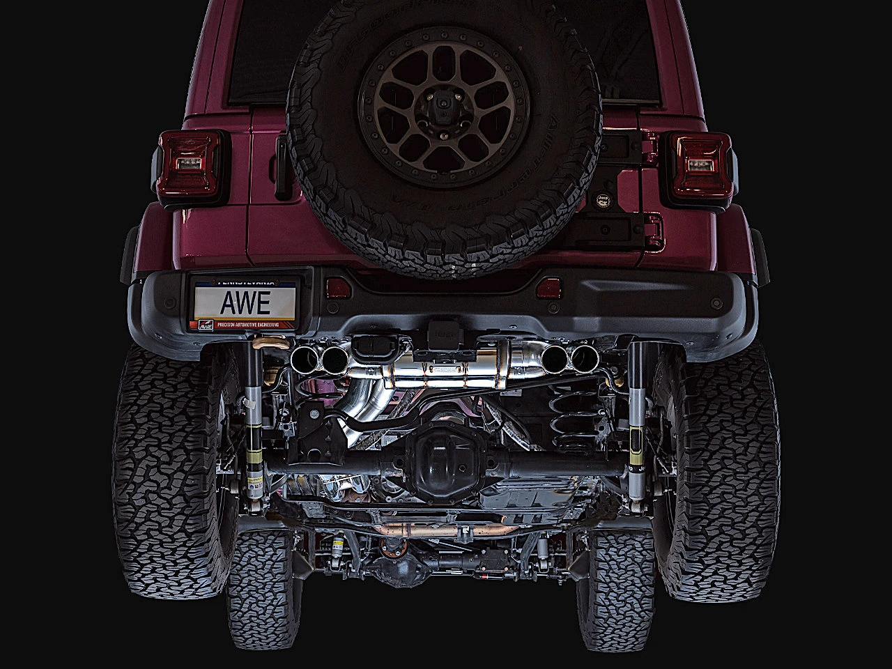 AWE Exhaust 3025-41392 SwitchPath Catback Exhaust for 21-26 Jeep Wrangler JL Unlimited 4-Door Rubicon 392 with 6.4L